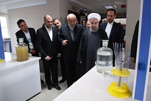 افتتاح تصفیه خانه فاضلاب «خِین عرب» مشهد با حضور رییس جمهوری