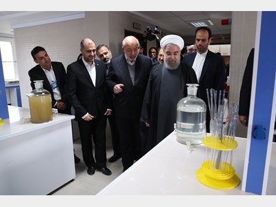 افتتاح تصفیه خانه فاضلاب «خِین عرب» مشهد با حضور رییس جمهوری