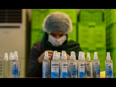 تولید ۲۰ هزار لیتر مواد ضدعفونی در شستا